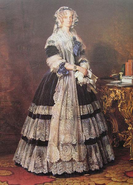 Franz Xaver Winterhalter Portrait of the Queen France oil painting art